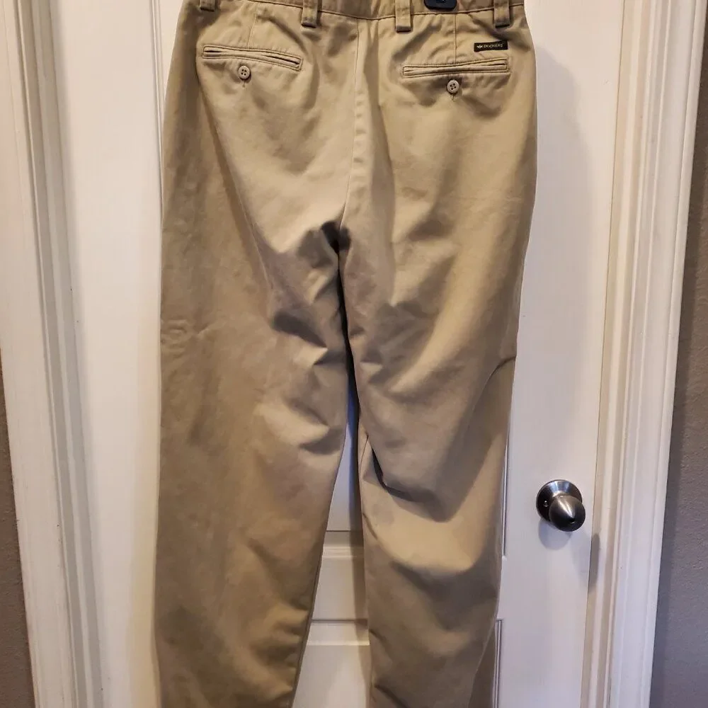Vintage Dockers 100% Cotton Flat Front Chino Pants 36x34